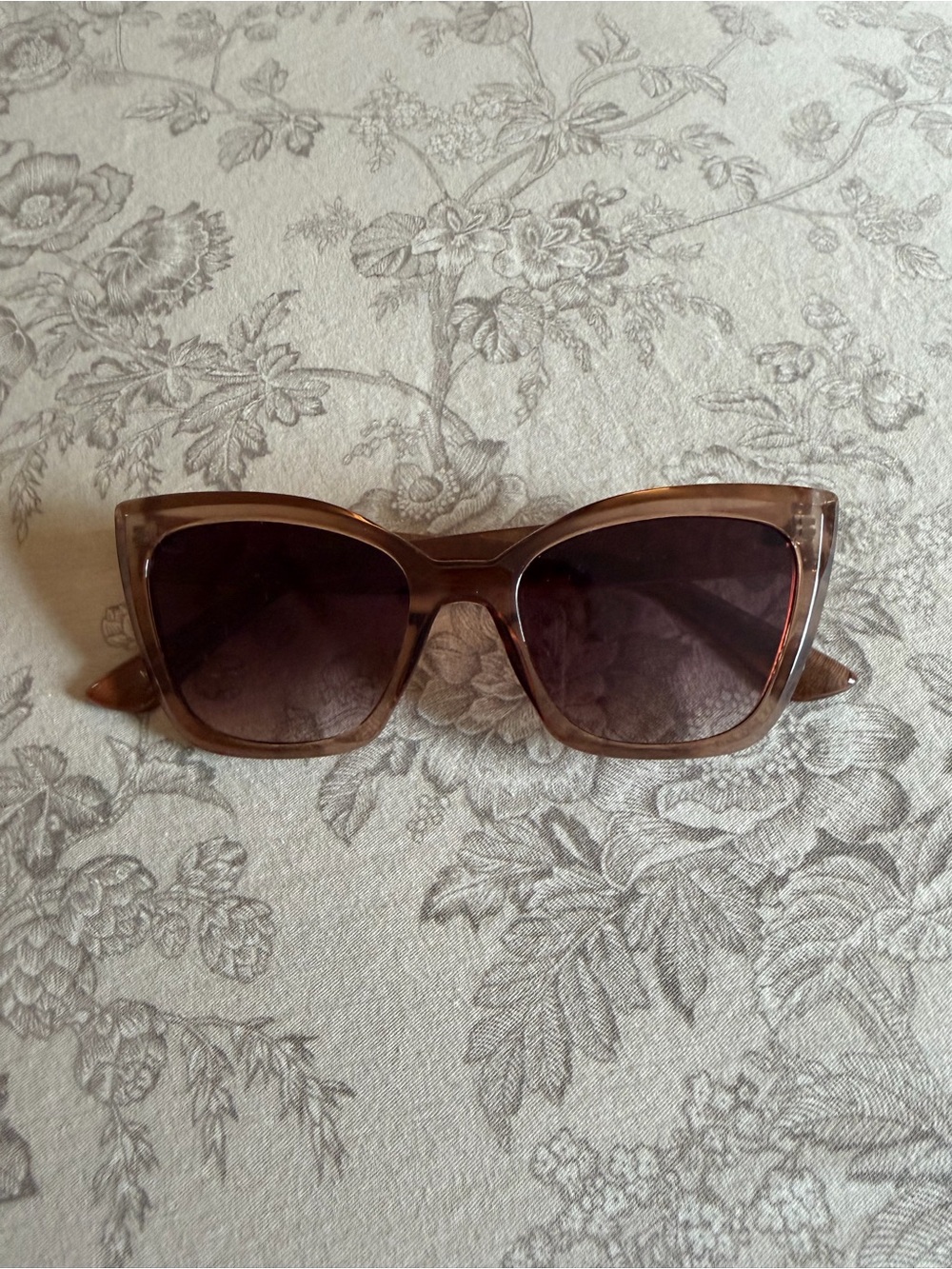 Fashion Cat-Eye Sunglasses in Brown